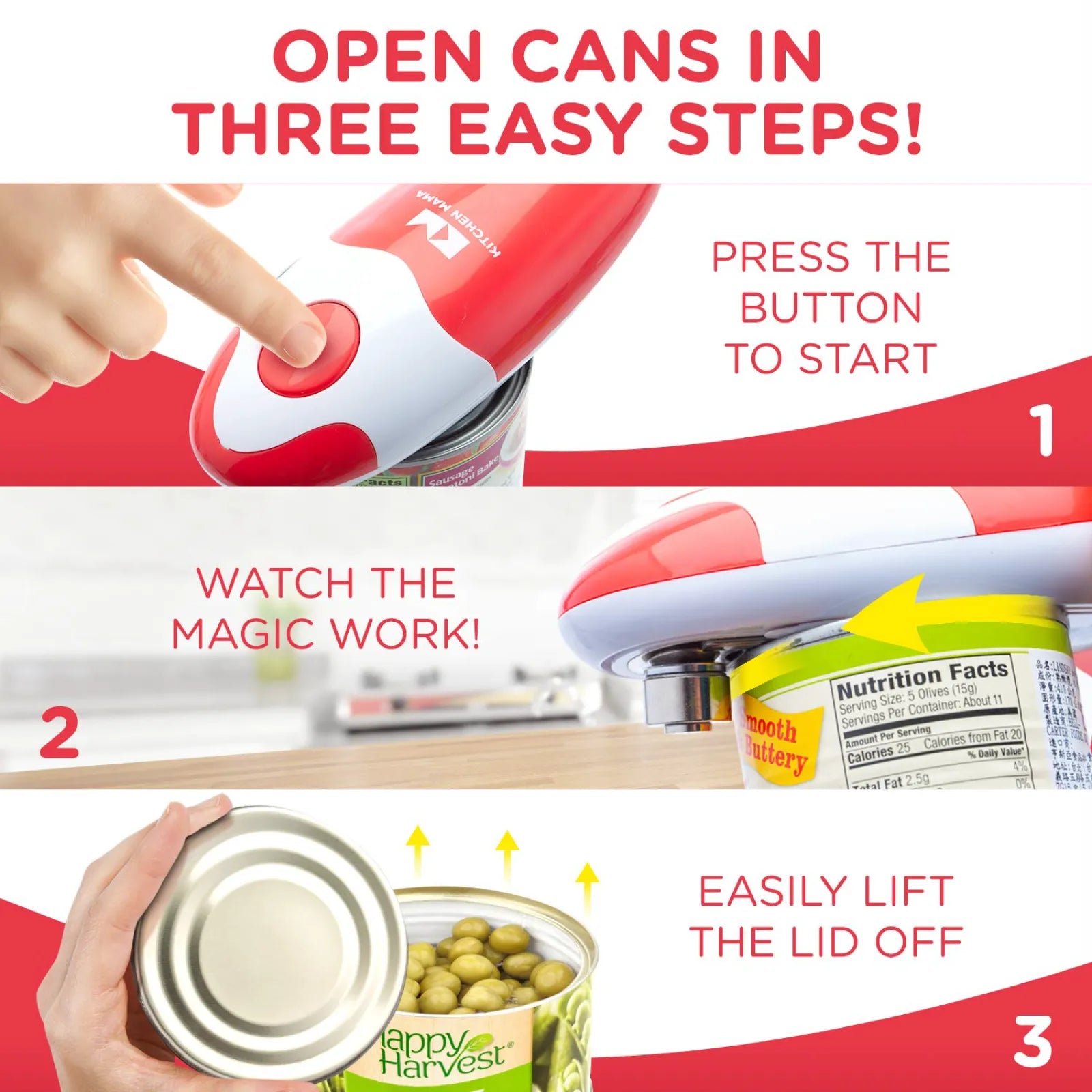 Auto Electric Can Opener - The #1 Best Seller - Image 2