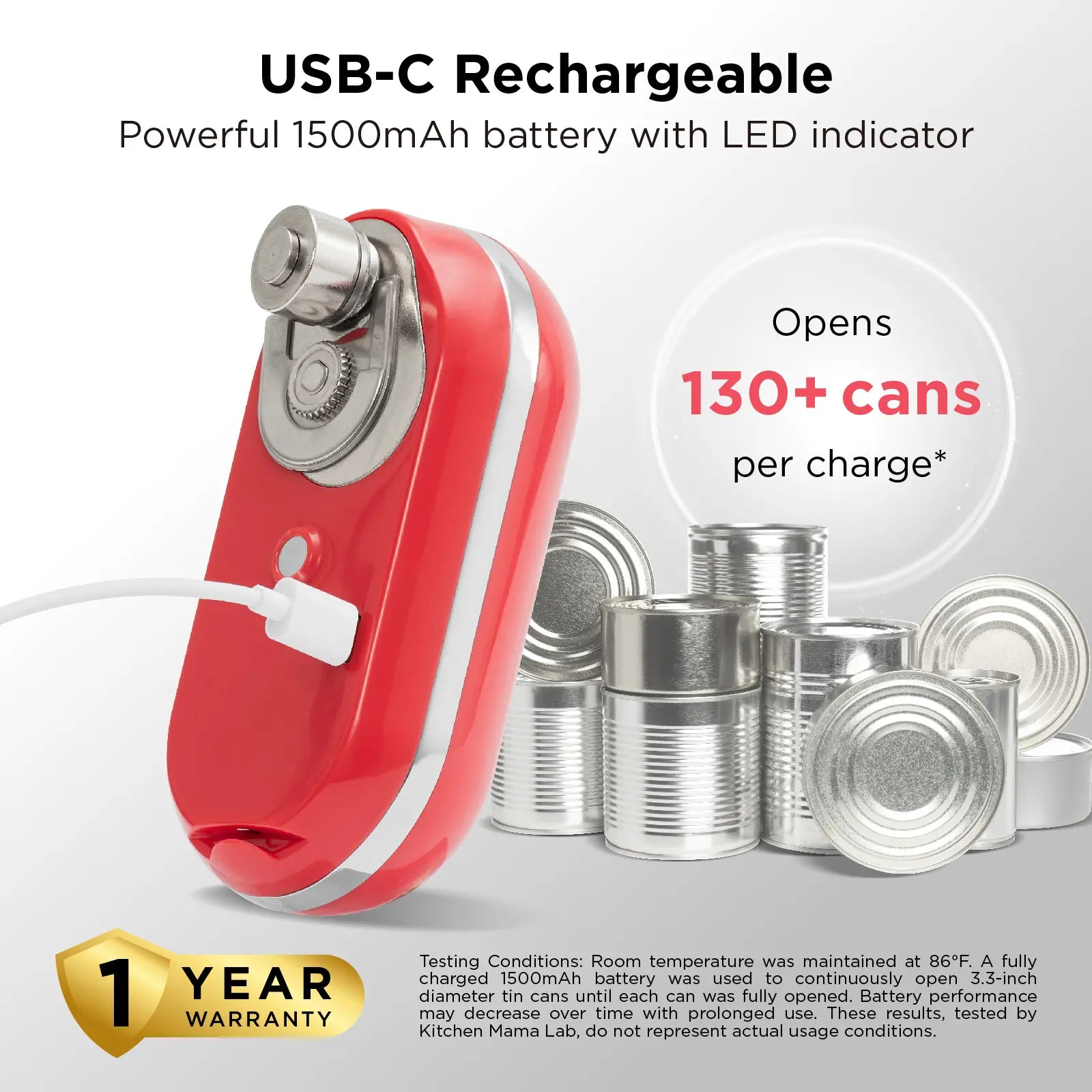 Mini Plus Electric Can Opener – Rechargeable And Portable - Image 4