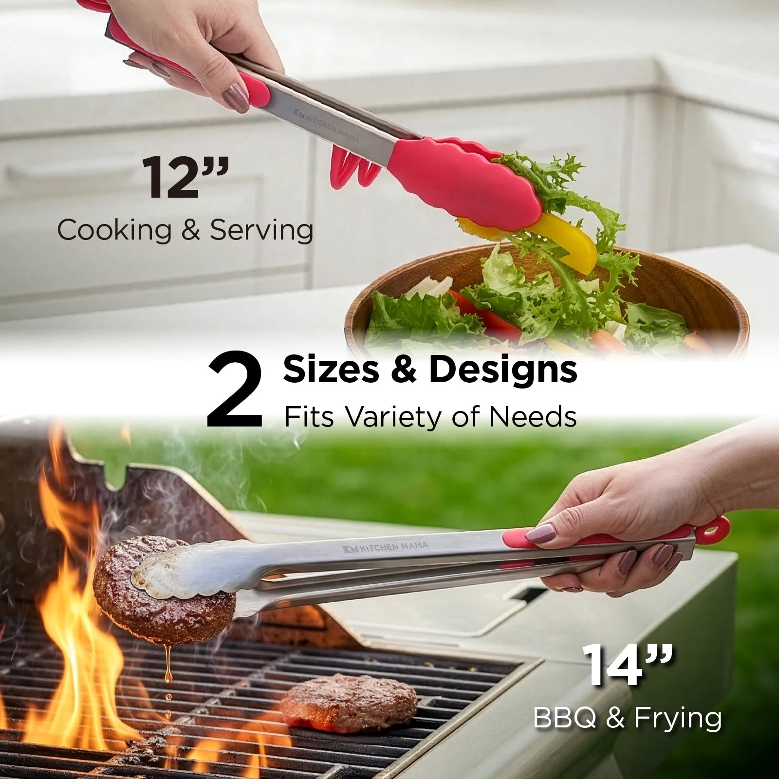 DuoEssentials Cooking Tongs Set - Image 3