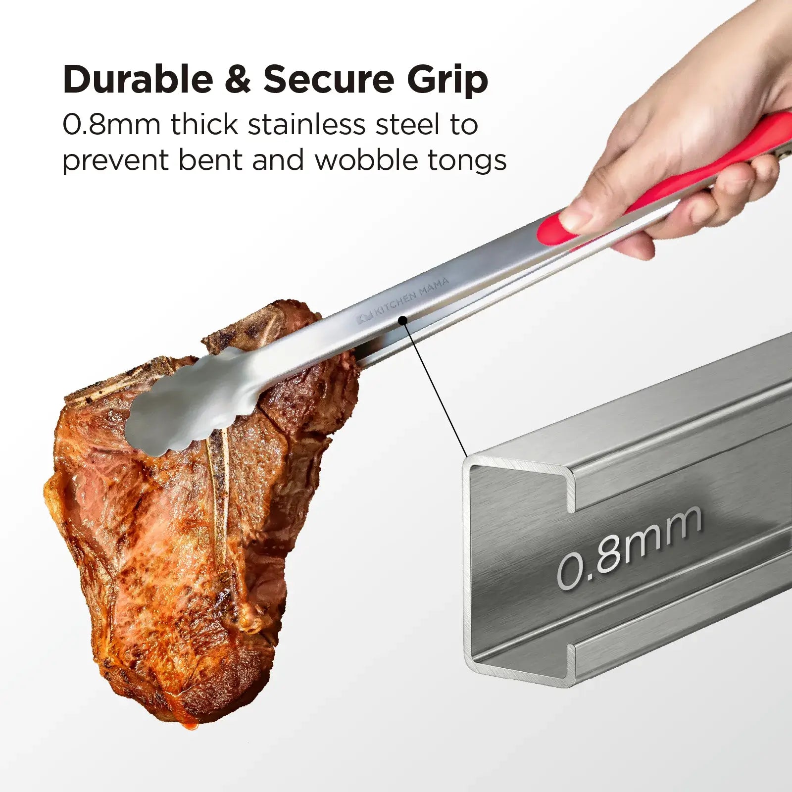 DuoEssentials Cooking Tongs Set - Image 4