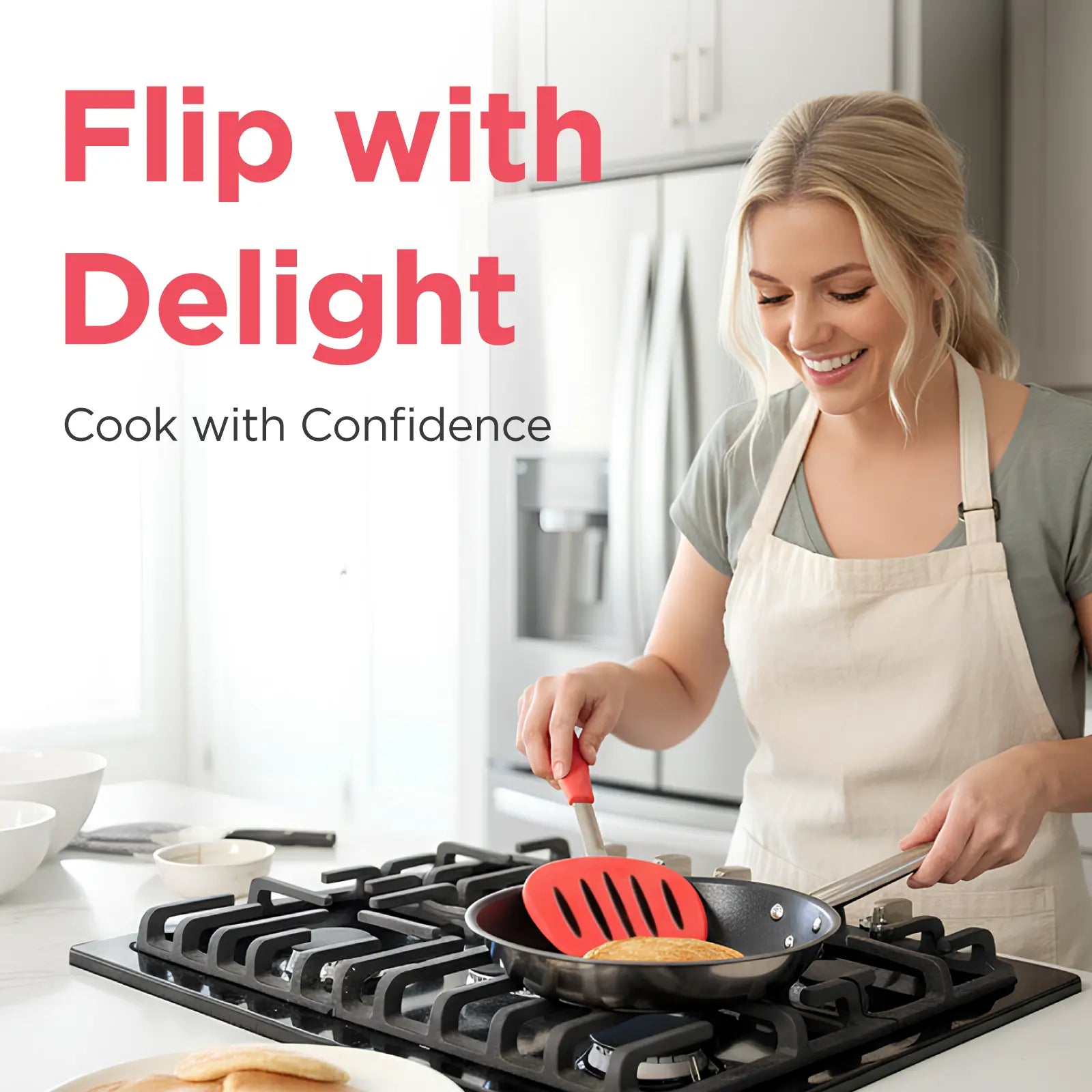 WaltzGrip Platinum Silicone Pancake Turner - Image 7